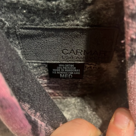 LF Carmar pink tie dye hoodie - Picture 3 of 4